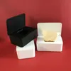 Decisión de papel húmedo de papel húmedo cochecito de caja de plástico portátil de plástico servilleta soporte para la caja de la caja recipiente para bebés cuidado con tapa a prueba de polvo
