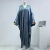 Abayas musulmanes Smocking Sleeve Out Kaftans Femmes Jilbabs Cardigan Mabillage Islamic Vêtements Dubaï Saudi Robe Turc 240423