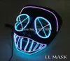 El New Halloween Mask Flashing El Wire Masque brillant Masque Flexible LED LEON POUR DANSE DJ BAR TARNIVAL PARTY Decoration3884838