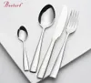 SET CESTLECKT ROINTLESS STÅL 24 bitar Service 6 Person Silver Knife Fork Set Restaurant Cutlery Dinner Eware China Set C181127016578710