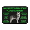 Tapijten aangepaste poedel hond deurmat mat anti-slip keuken badkamer woonkamer tapijt tapijt 40 60 cm