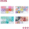 Blocks 1set Baby Silicone Beads Diy Pacifier Chain Necklace Accessories Baby Teething Tiny Rod Molar Baby Teether Toys