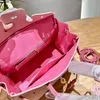 8A Hot Pink Handbag purse Women men Totes Designer Bags Cowskin Genuine leather Handbags Scarf Charm With straps and Packing box bag 35 30cm Cross body brik large tote