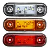 NEU 12 V / 24 V LED-Seitenmarkerlichter für Anhängerwagen Caravan Side Clearance Marker Leuchtlampe LED LORRY Amber Rot Weiß 9-30 VFOR LED-LKW-Freigabelampen