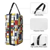 Bolsas de cosméticos Piet Mondrian de Stijl Pattern Travel Bag Woman Women Art Haspe Homenetry Makeup Organizer Lady Beauty Storage Dopp Kit