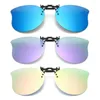 Sonnenbrille polarisierter Clip auf über verschreibungspflichtiger Brille Katzenaugenform Ultra-Licht-Flip Up Sun UV400 Praktische Farbtöne