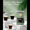 Amaste Drip Coffee Machine mit 25 Unzen Glaspopf Retro -Style -Hersteller wiederverwendbarer Filter Drei Braumodi 240423