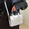 Паттентная кожа маленькая сумка с верхней ручкой для женской модной буквы Сумка Регулируемая ремешка дамы с поперечим сумкой квадратная сумочка
