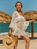 Strandabdeckung Badeanzug Frauen Sommerkleider Bikini Cover-ups Beachwear Schwimmbadwege