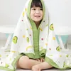 Coperte coperte per bambini 6 strati di cotone garza stampa nuvola morbida blis wrapswdle cover asciugamano da bagno traspirante