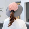 Berets Sun UV Schutz UPF 50 Hut Eimer Sommer Frauen großer breiter Krempe Bob mit Kettengurt Outdoor Fischerei Wandern für weiblich