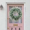 Декоративные цветы искусственные белые зеленые венок для входной двери фермерские дома свадебные праздничные украшения фальшивая весна