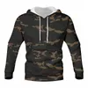 Heren Hoodies Camouflage Men 2024 Spring Heren Militaire sweatshirts Hoods Hoodie Male Street Hoody Army Green Sweatshirt Hip Hop S-4XL