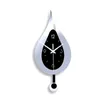 Relógios de parede Relógio de design de queda de água moderna para pêndulo de acyrlic criativo