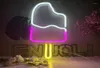 Party Decoration Led Neon Light Acrylic Transparent Backboard Signboard Lamp Popsicle Play Room Bedroom Decor Christmas Presents6091371