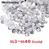 144288 1440pcs SS3SS50 Crystal Ab Clear Nail Swicestones Non Fix Flat Back Stones DIY STRASS ART DÉCOR ACCESSOIRES 240415