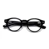 Óculos de sol óculos ópticos para homens mulheres designer retrô 150 Moda oval de titânio de fibra de vidro de fibra de vidro europeu e americano estilo