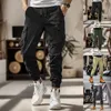 Pantaloni da uomo cargo cotone casual lavoro pantalone jogger leggero escursionisti escursionisti pantaloni junior juniors