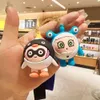 Silicone Egg Transformation Pendant Doll Little Doll Couple Cartoon Creative Keychain Doll Pendant Accessories