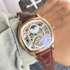 Watch watches AAA Watch Mechanical Watch Mens Watch Swiss New Tourbillon Fully Automatic Hollow Mechanical Watch Business Belt Watch