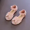 Chaussures de fête des filles élégant mode enfant en cuir polyvalent