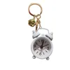 Mini Alarm Clock Metal Keychain, Cute and Creative Keychain, Key Pendant, Car Bag Pendant, Keychain