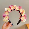 Haarklammern Braut Blumenstirnbänder Blume Frauen Girlanden Kranz für Hochzeit Dropship