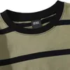 Herren-T-Shirts HISTREX 50 Color Herren Striped T-Shirt 100% Baumwolle Sommer Vintage Crewneck Y2K extra großes T-Shirt Top Tee Womens 200Gl2405
