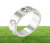 2022 Sliver Sliver Gold Stanless Stal Pierścień z diamentowym kryształem dla mężczyzn Dziewczęta Kobiety Para w obietnicy weselnej Rings7342708