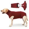 Costume de récupération de vêtements pour chiens chiot nappies physiologiques après les vêtements professionnels pour animaux de compagnie empêchent les blessures de léchage