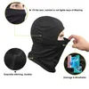 Boinas absorventes balaclava tampa de vento de vento de vento seco de máscara respirável Proteção UV Ciclismo de rosto cheio de rosto tático Chapé