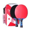 Huieson 7 -Star Carbon Table Tennis Racket 2 PCSSET 5 Sklejka 2 Wewnętrzna ping ponga wiosła z torbą do przenoszenia 240419