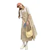 Casual Dresses Hikigawa 2024 Summer Plaid kausal kvinnor klänning alla matchar axel sexig chic mode elegant vestido de mujer