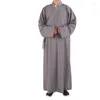 Etniska kläder traditionella kinesiska långa kläder för buddhism munk buddhist vuxna män haiqing meditation klänning