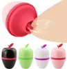 マッサージかわいいリンゴの舌を舐めるバイブレーター膣クリトリス刺激装置mode modes nipple massager sex toys for womach formen masturb9418819