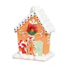 Christmas Little House Gingerbread Man Little Happy House Decoration Creative Desktop Christmas Celebration Fun Jaargeschenken voor kinderen 240424