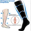 Chaussettes pour hommes bas de compression pour hommes Femmes Promotion de la circulation sanguine Sincall Cuisine Haute anti-facteurs Contrôle Sports