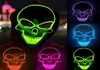 Halloween Gift Horror Mask LED Masques brillants Purge Masques Masque Mascara Costume DJ Party Light Up Masks Glow in Dark2467732