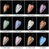 Colares pendentes naturais de quartzo clara sodalita cor de coração de ametas de cristal cura