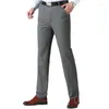 Pantaloni da uomo Arrivo moda business sottile cotone casual cotone ad alta vita a vita di grandi dimensioni 29 30 31 32 33 34 35 36 38 40