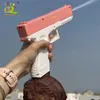 Huiqibao M1911 Electric Glock Water Gun Gun Toys Children Outdoor Beach Largecapacity Fun Firing Swime Pool Boys 240415