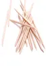 Ensemble de 100pcs Orange Wood Stick Cuticule Pusher Remover Double face Nail Art Manucure Pédicure Tool5992355