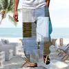 Herenbroek Resort 3D Gedrukte Casual broek Elastische taille Drawing Losse fit rechte been Summer Beach 36 Board shorts