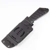 Holras negras de la correa de nylon bucles de cinturón de cinturón para la funda/funda de cuchillo Kydex, especial para el clip de herramientas al aire libre de bricolaje, con bloqueo de interruptor