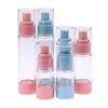 Storage Bottles 15/30/50ml Nordic Portable Vacuum Press Type Spray Bottle Travel Cosmetic Separate Refillable Bottling