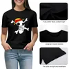 Women's Polos LUFFY FLAG T-shirt Vintage Clothes Summer Blouse Dress For Women Graphic