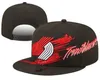 Porland''Blazers''Ball Caps Flowers Snapback Hats Sports Team Basketball Chicago Hat 23-24 Champions baseball cap 2024 Finals Sports Adjustable Chapeau a5