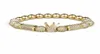 Brand Trendy Imperial Crown Charm Bracelets 8 mm Micro Pave okrągły koralik Kobiety Mężczyzn Copper Jewelry8679212