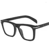 サングラスヴィンテージスクエアフレームユニセックスクリアレンズ眼鏡デザイナー女性シェードトレンド2024ファーシオンブラックイエローレッドUV400
