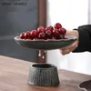 Assiettes draineables Plaque de fruits en céramique